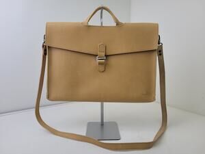 Vintage Rustico Leather Briefcase Messenger Bag Light Brown Made in USA